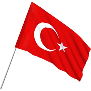 231 Sopalı Ponje Bayrak 30X45