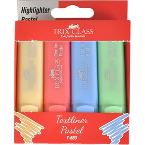 Pastel Fosforlu Kalem 4’lü