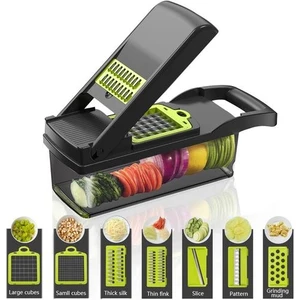 Sebze Meyve Aracı Rende Kesici Parçalayıcı Sarımsak Et Kıyıcı Havuç Patates Dilimleme Salatası Makinesi Mutfak Gadget'ları | Shredders diller (Yurt Dışından)