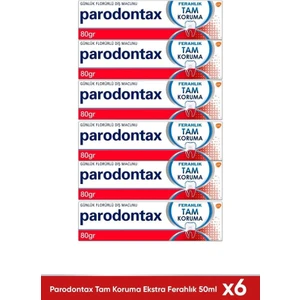 Tam Koruma Beyazlatıcı Diş Macunu Ekstra Ferahlık 50 ml x 6 Adet