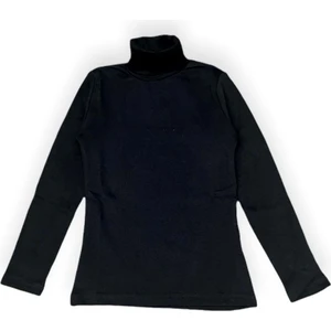 Mnk Baby Tam Balıkçı Yaka Boğazlı Penye Kız Çocuk Okul T-Shirt MNK0385