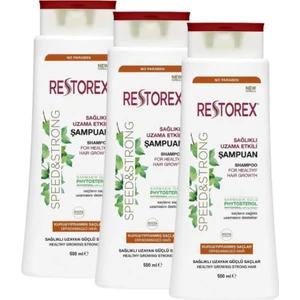 Kuru ve Yıpranmış Saçlar Için Şampuan 500 ml 3 Adet