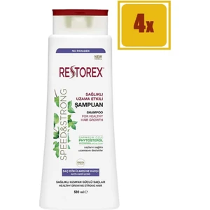 Sağlıklı Uzama Etkili Etkili Şampuan 500ML 4 Adet