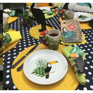 Tukan (Toucan) Peçete Halkası & Peçete Yüzüğü 2'li