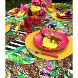 Leopar Peçete Halkası & Peçete Yüzüğü 2'li