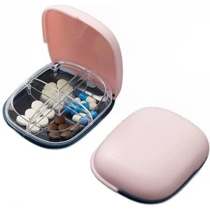 2pcs Seyahat Taşınabilir Flip Hap Kutusu, Mini Taşınabilir Hap Depolama Kutusu, Ilaç Distribütörü Kutusu, Ayrılmış Ilaç Mühür Kutusu  (Yurt Dışından)