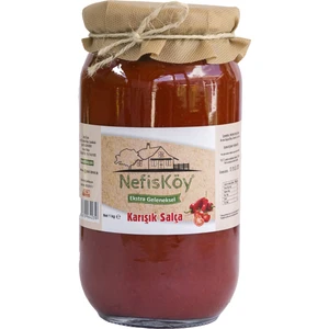 NefisKöy Doğal Katkısız Domates Biber Karışık Salça 1 kg