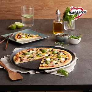 Mutfaksever Biogranit Grey Pizza Tavası