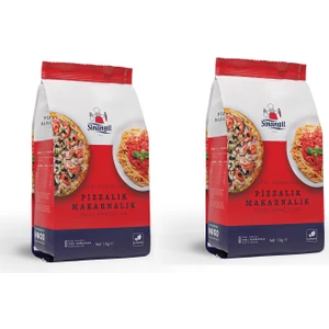 Sarı Semolina Pizzalık ve Makarnalık Un 1 kg 2 Adet