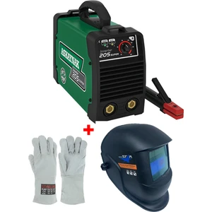205 Inverter Kaynak Makinası 180  + Maxstar Kaynak Maskesi + Starline Kaynak Eldiveni