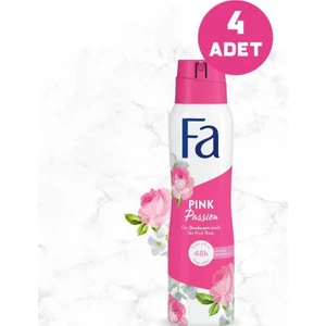 Pink Passion Deodorant 150 ml X4