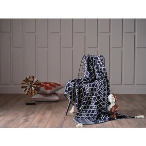 Doqu Home Triko Tv Battaniyesi 130X170CM - Safir Siyah