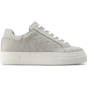 Nubuk Gri Puatiyeli Sneaker Kadın Ayakkabı