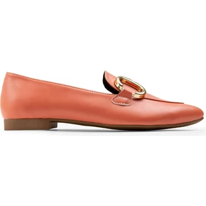 Deri Sarı Tokalı Kadın Babet