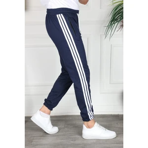 Erkek Gri Üç Şeritli Eşofman