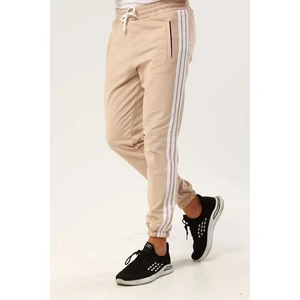 Erkek Gri Üç Şeritli Eşofman