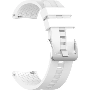 Amazfit Stratos 3 Için Silikon Kordon Kayış Beyaz