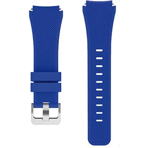 Amazfit Stratos 3 Için Silikon Kordon Koyu Mavi