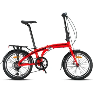 Fd 750 - 20 Mtb - 7 Vites - V.b. (Papuç Fren) - Kırmızı-Siyah (Çelik Bagaj/pvc Çamurluk)