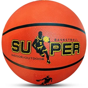 Super 7 Numara Basketbol Topu Basket Topu Turuncu