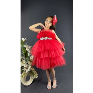 Mnk Baby Katkat Tüllü Buket Model Kız Çocuk Özel Gün Abiye