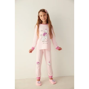 Çok Renkli G.Hedgehog Termal Pijama Takımı