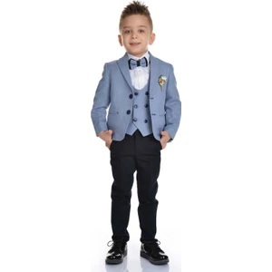 Mnk Baby Yelekli Spor Kesim Erkek Çocuk Damatlık