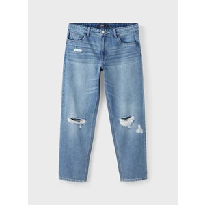 Normal Bel Mavi Erkek Çocuk Denim Pantolon Nlmtızza Dnm Des Dad Pant Noos