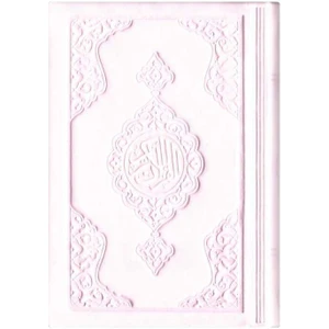 Cep Boy Termo Deri Kuran-I Kerim (Toz Pembe, Mühürlü)