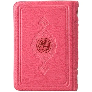 Cep Boy Kur'an-I Kerim (Pembe, Kılıflı, Mühürlü)
