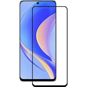 Huawei Nova Y90 Tam Kaplayan Çerçeveli Tempered Ekran Koruyucu - Siyah