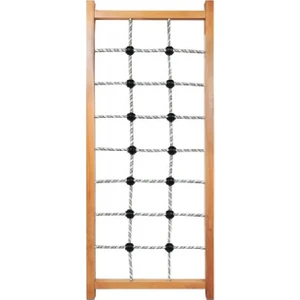 Baby Marine Ahşap İpli Tırmanma Merdiveni - Örgülü Tırmanma Merdiveni - 80cm x 190cm
