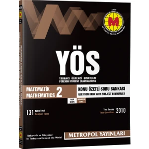 2023 Yeni Dönem-Yös Matematik Konu Özetli Soru Bankası-2 (Ileri Seviye)