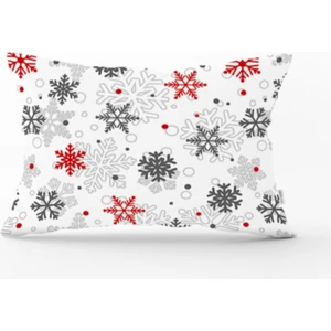 Sister Home Design Kar Taneleri Yastık & Kırlent & Kırlent Kılıfı 35X55 cm