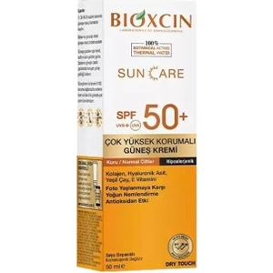 Sun Care Kuru Ciltler Için Spf 50+ 50 ml Güneş Kremi (BXC101)