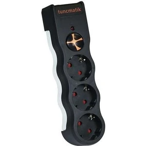 Tuncmatık Powersurge 3-Surge Protectıon Plug-525 Joule-Black