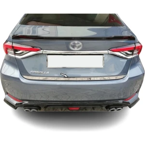 A&G Tuning Toyota Corolla Krom Bagaj Alt Çıta 2019 ve Üzeri Paslanmaz Çelik