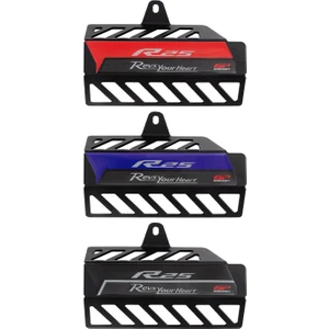 GP Kompozit Yamaha R25 2016-2024 Uyumlu Egzoz Koruma Kapağı Siyah MAVİ