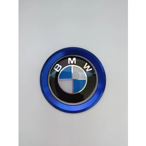 Bmw Direksiyon Logo 45mm ve Çerçevesi(Mavi-Beyaz-Mavi)
