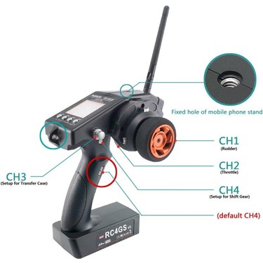 Radiolink RC4GS V2 2.4ghz Uzaktan Kumanda Radio Kontrol & Fiyatı