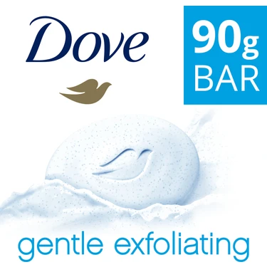 Dove Beauty Cream Bar Katı Güzellik Sabunu Gentle Exfoliating Nemlendirici Etkili 90