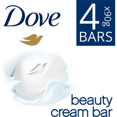 Dove Beauty Cream Bar Katı Güzellik Sabunu Original Nemlendirici Etkili 4x90