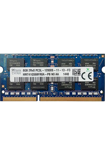 Sk Hynix HMT41GS6BFR8A-PB 8 GB Ddr3 1600 Mhz PC3L 12800 Notebook Ram