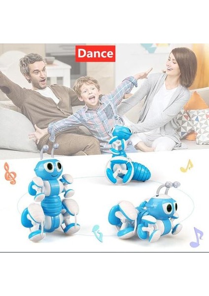 Elektrikli Uzaktan Kumanda Karınca Oyuncak Yüksek Simülasyon Karınca Robot Atın Soğuk Işıkla Rc Oyuncak Serin Işaretli Dans Müzik Singing Ses | Rc Robotlar Ve;hayvanlar