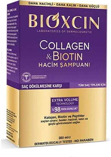 Collagen & Biotin Hacim Şampuanı 300 ml (BXC101)