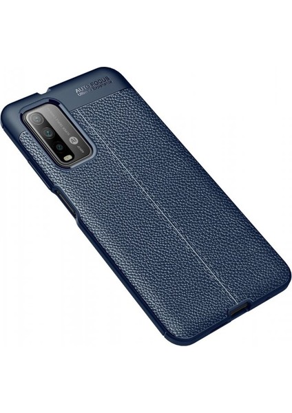 Xiaomi Redmi Note 9 Kılıf Niss Derili Silikon Lacivert fiyatları