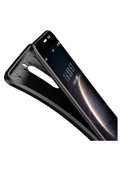 Huawei Mate 10 Lite Karbon Görünüm Negro Silikon Kılıf