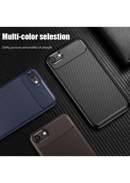 Apple iPhone 6s Karbon Görünüm Negro Silikon Kılıf
