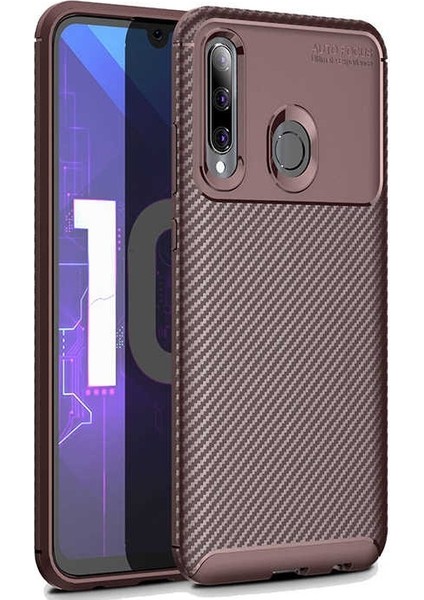 Huawei Honor 20 Lite Karbon Görünüm Negro Silikon Kılıf