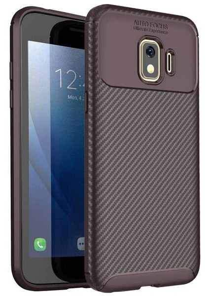 Samsung Galaxy J2 Core (SM-J260F) Karbon Görünüm Negro Silikon Kılıf